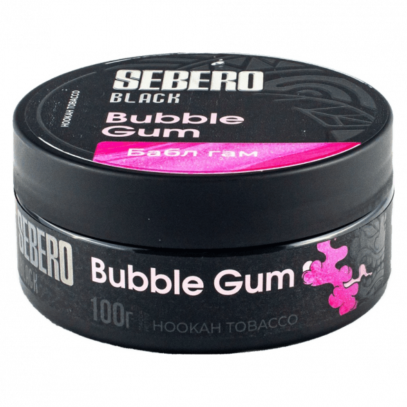Табак Sebero Black - Bubble Gum (Бабл Гам, 100 грамм) купить в Томске