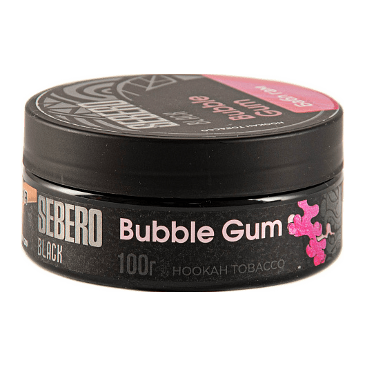 Табак Sebero Black - Bubble Gum (Бабл Гам, 100 грамм) купить в Томске