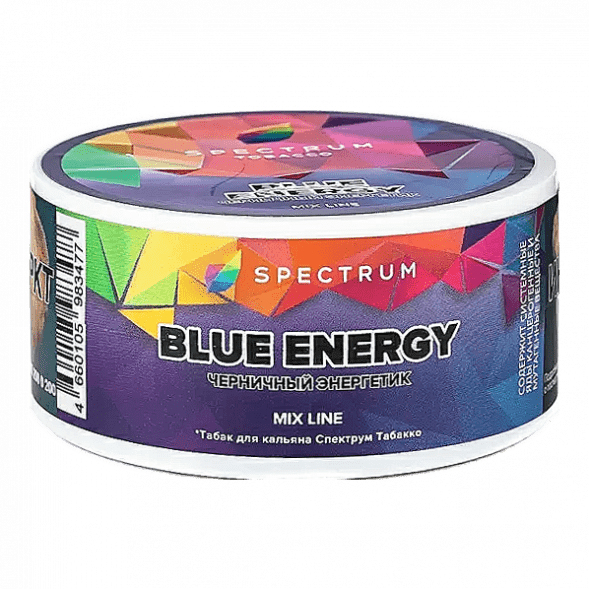 Табак Spectrum Mix Line - Blue Energy (Черничный Энергетик, 25 грамм) купить в Томске