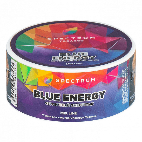 Табак Spectrum Mix Line - Blue Energy (Черничный Энергетик, 25 грамм) купить в Томске