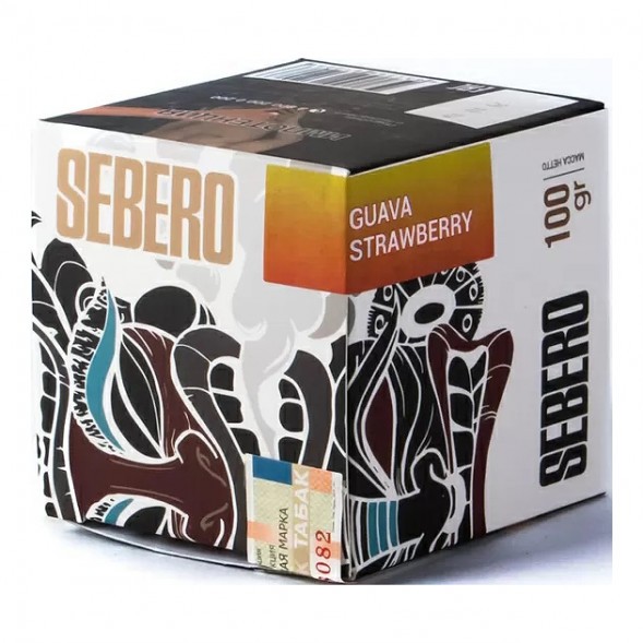 Табак Sebero - Guava Strawberry (Гуава и Клубника, 100 грамм) купить в Томске