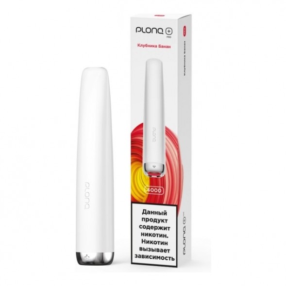 PLONQ PLUS PRO - Клубника Банан (Strawberry Banana, 4000 затяжек) купить в Томске