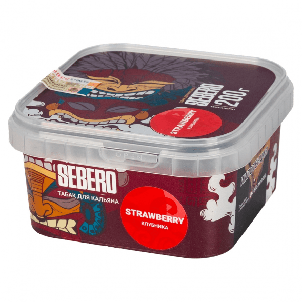 Табак Sebero - Strawberry (Клубника, 200 грамм) купить в Томске