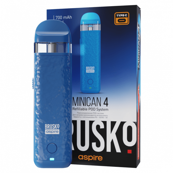 Электронная сигарета Brusko - Minican 4 (Синий) купить в Томске