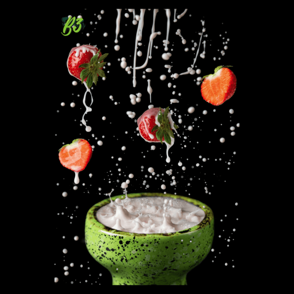 Табак B3 - Strawberry Yougurt (Клубничный Йогурт, 250 грамм) купить в Томске