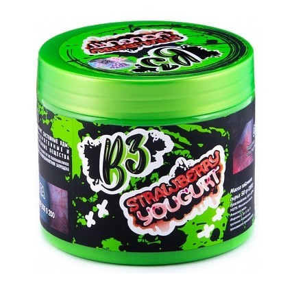 Табак B3 - Strawberry Yougurt (Клубничный Йогурт, 250 грамм) купить в Томске