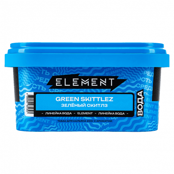 Табак Element Вода - Green Skittlez (Зелёный Скитлз, 200 грамм) купить в Томске