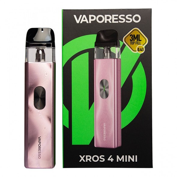 Электронная сигарета Vaporesso XROS 4 Mini - Ice Pink (Розовый Лёд) купить в Томске
