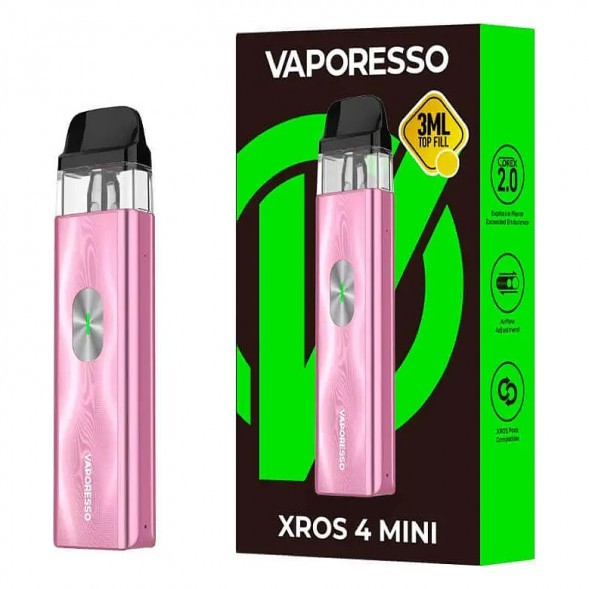 Электронная сигарета Vaporesso XROS 4 Mini - Ice Pink (Розовый Лёд) купить в Томске