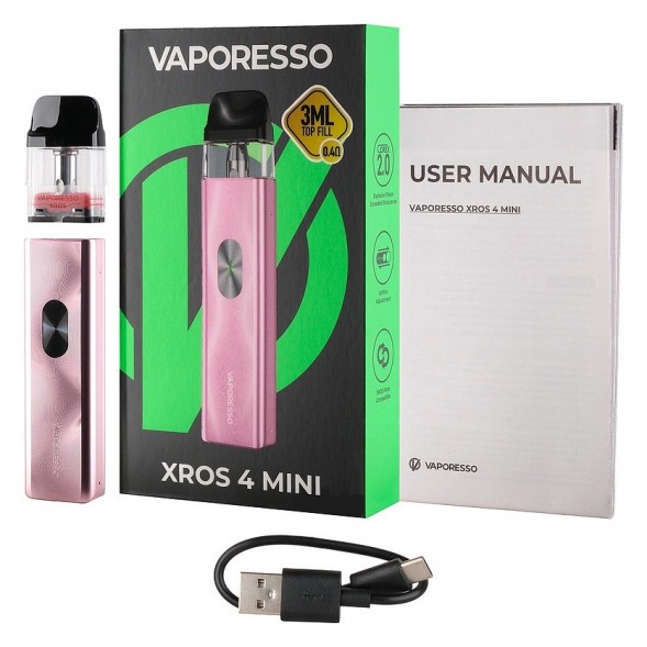 Электронная сигарета Vaporesso XROS 4 Mini - Ice Pink (Розовый Лёд) купить в Томске