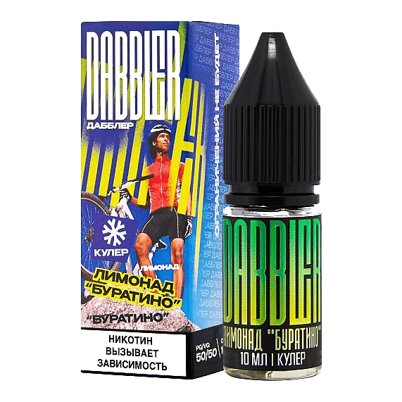 Жидкость Dabbler Salt - Лимонад &quot;Буратино&quot; (10 мл, 2 мг) купить в Томске