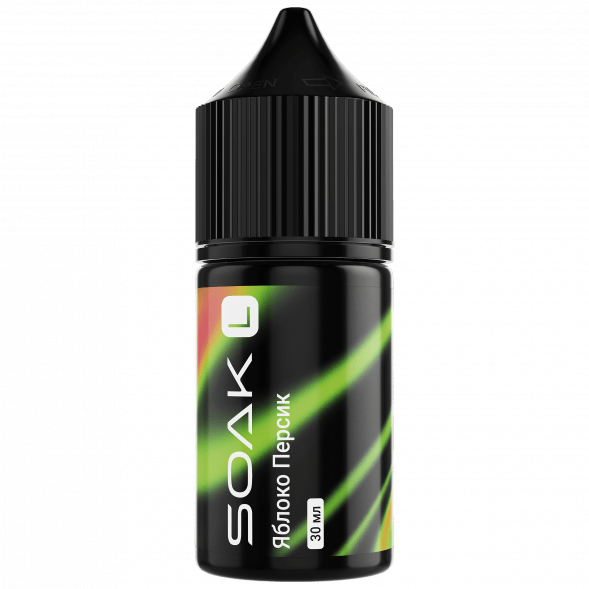 Жидкость SOAK L30 - Apple Peach Bonbon (Яблоко Персик, 30 мл, 2 мг) купить в Томске