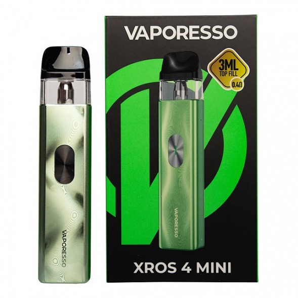 Электронная сигарета Vaporesso XROS 4 Mini - Ice Green (Зелёный Лёд) купить в Томске