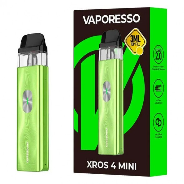 Электронная сигарета Vaporesso XROS 4 Mini - Ice Green (Зелёный Лёд) купить в Томске