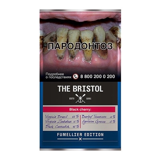 Табак трубочный Bristol - Black Cherry (40 грамм) купить в Томске