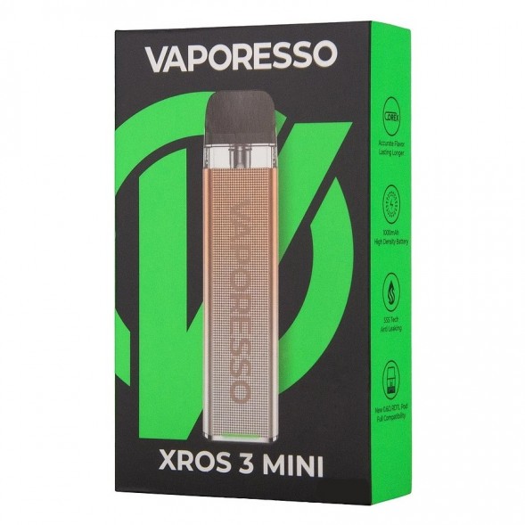 Электронная сигарета Vaporesso XROS 3 Mini - Phantom Gold купить в Томске