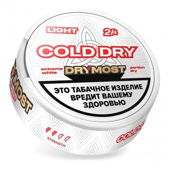 Табак жевательный DryMost - Cold Dry Light (12 грамм) купить в Томске