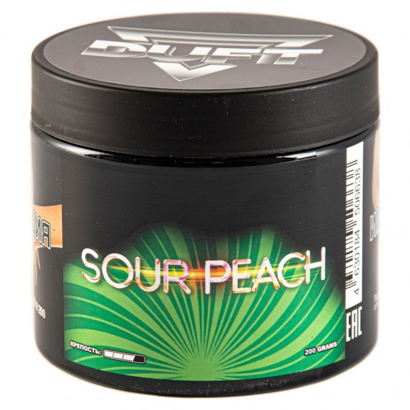 Табак Duft - Sour Peach (Кислый Персик, 200 грамм) купить в Томске