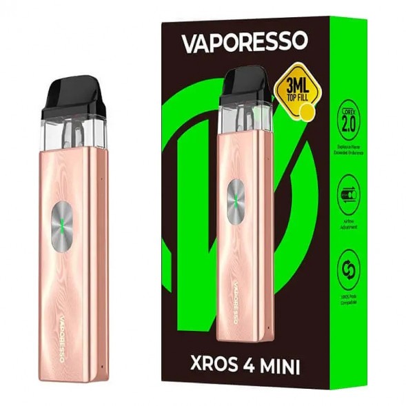 Электронная сигарета Vaporesso XROS 4 Mini - Champagne Gold (Золотое Шампанское) купить в Томске