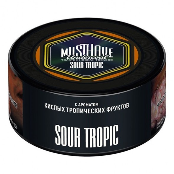 Табак Must Have - Sour Tropic (Кислые Тропические Фрукты, 125 грамм) купить в Томске
