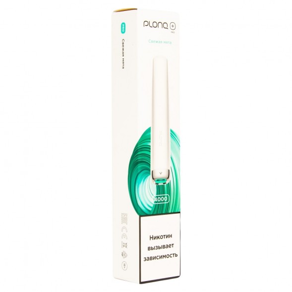 PLONQ PLUS PRO - Свежая Мята (Fresh Mint, 4000 затяжек) купить в Томске