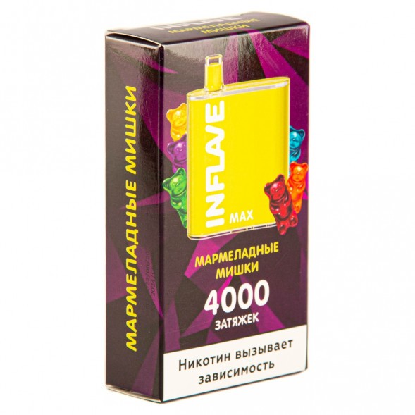 INFLAVE MAX - Мармеладные Мишки (4000 затяжек) купить в Томске