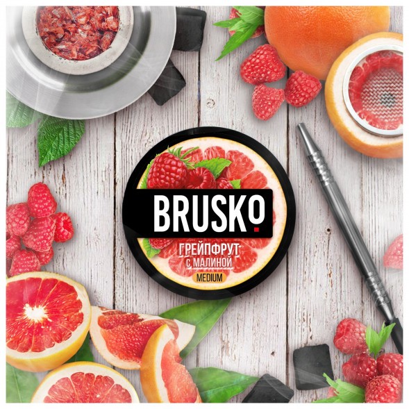 Смесь Brusko Medium - Грейпфрут с Малиной (50 грамм) купить в Томске