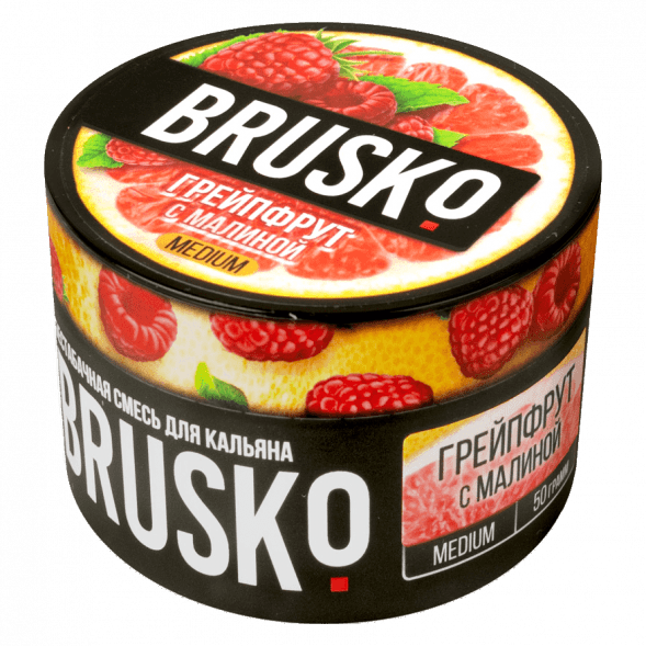 Смесь Brusko Medium - Грейпфрут с Малиной (50 грамм) купить в Томске