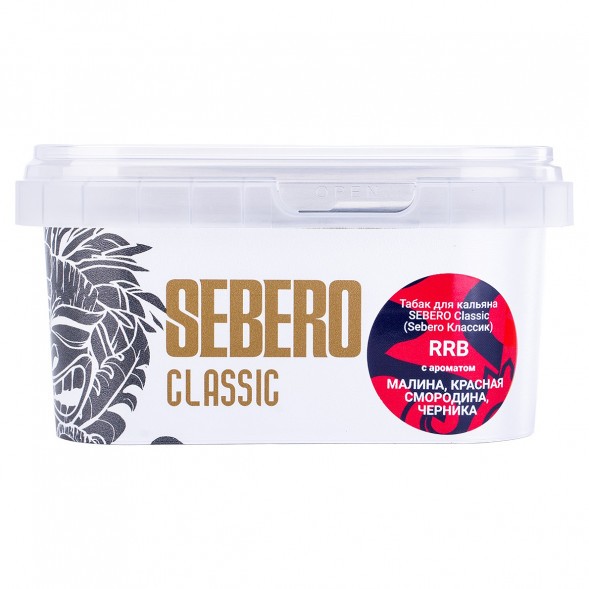 Табак Sebero - RRB (Малина, Красная Смородина, Черника, 200 грамм) купить в Томске