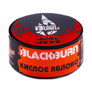 Табак BlackBurn - Apple Shock (Кислое Яблоко, 25 грамм) купить в Томске