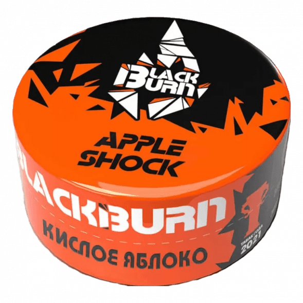 Табак BlackBurn - Apple Shock (Кислое Яблоко, 25 грамм) купить в Томске