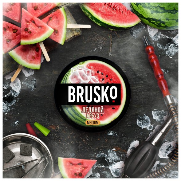 Смесь Brusko Medium - Ледяной Арбуз (50 грамм) купить в Томске
