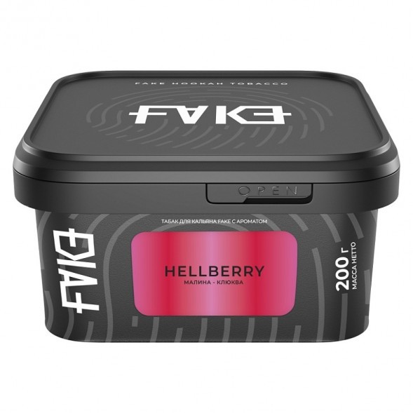 Табак FAKE - Hellberry (Малина и Клюква, 200 грамм) купить в Томске