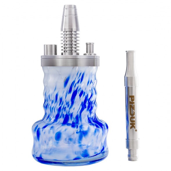 Кальян Pizduk PRO - Black-Bag (Бело-Синяя Колба) купить в Томске