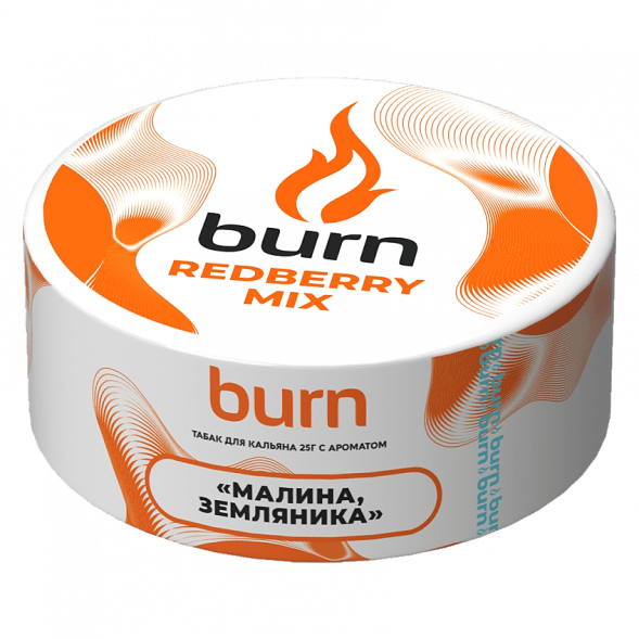Табак Burn - Redberry Mix (Малина и Земляника, 25 грамм) купить в Томске