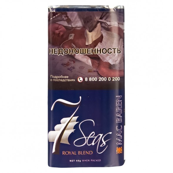 Табак трубочный Mac Baren - 7 Seas Royal Blend (40 грамм) купить в Томске