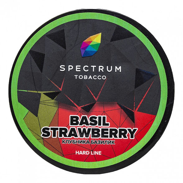 Табак Spectrum Hard - Basil Strawberry (Клубника Базилик, 25 грамм) купить в Томске