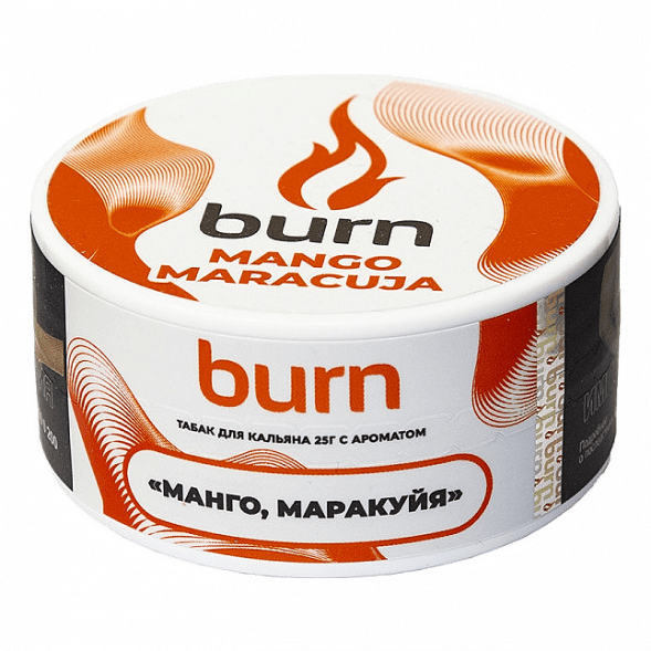 Табак Burn - Mango-Maracuja (Манго и Маракуйя, 25 грамм) купить в Томске