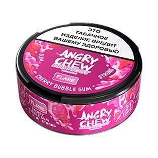 Табак жевательный Angry Chew Slim Strong - DryMost Flare Сherry Bubble Gum (12 грамм) купить в Томске