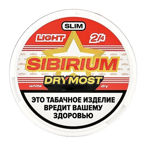 Табак жевательный DryMost - Sibirium Light Slim (12 грамм) купить в Томске