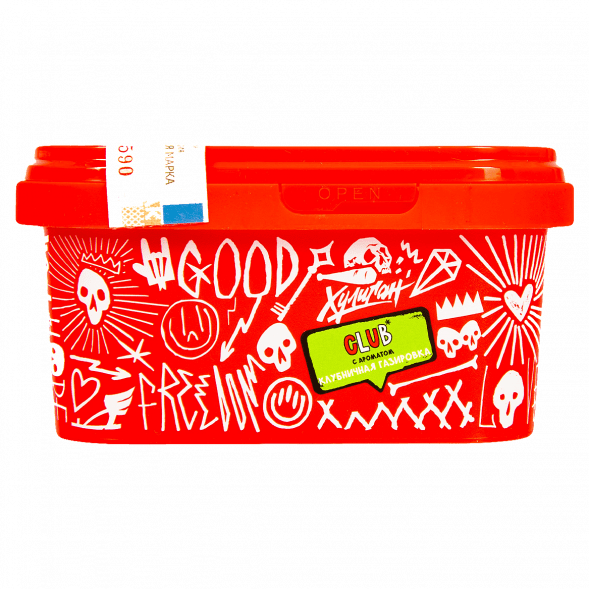 Табак Хулиган - CLUB (Клубничная Газировка, 200 грамм) купить в Томске