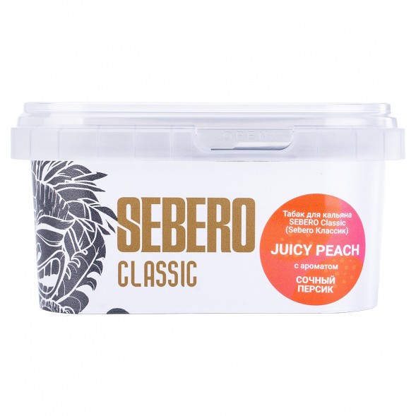 Табак Sebero - Juicy Peach (Сочный Персик, 200 грамм) купить в Томске