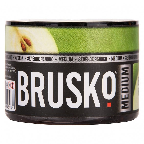 Смесь Brusko Zero - Зелёное Яблоко (50 грамм) купить в Томске