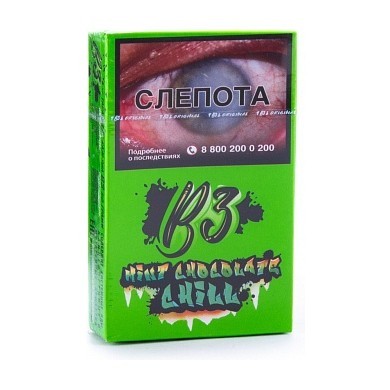 Табак B3 - Mint Chocolate Chill (Ледяной Шоколад, 50 грамм) купить в Томске
