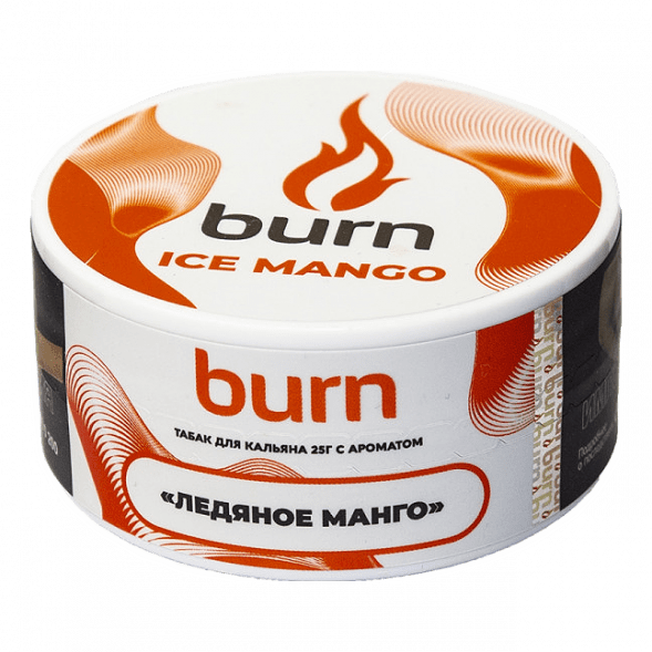 Табак Burn - Ice Mango (Ледяное Манго, 25 грамм) купить в Томске