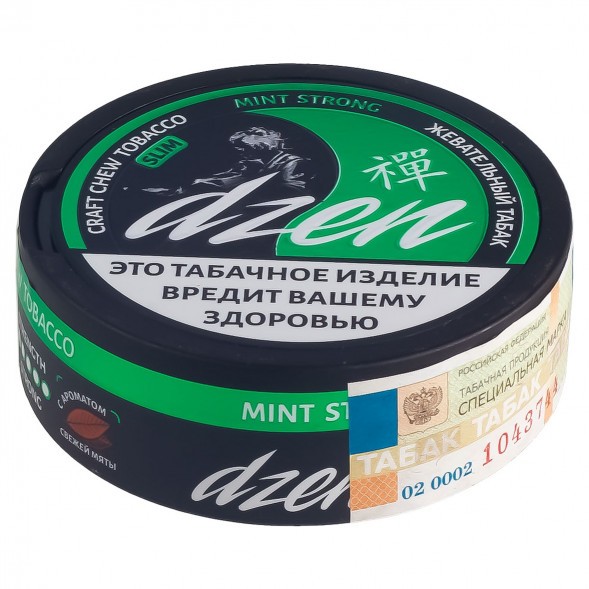 Табак жевательный DZEN Strong - Mint Slim (Мята) купить в Томске