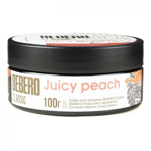 Табак Sebero - Juicy Peach (Сочный Персик, 100 грамм) купить в Томске