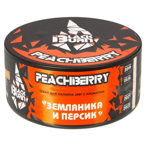 Табак BlackBurn - Peachberry (Земляника и Персик, 100 грамм) купить в Томске