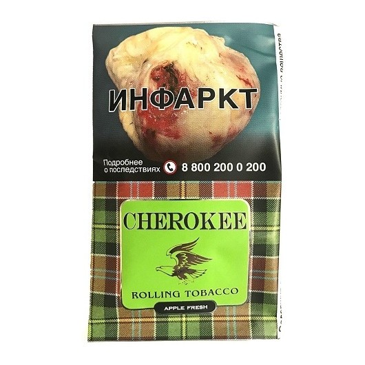 Табак сигаретный Cherokee - Apple Fresh (25 грамм) купить в Томске
