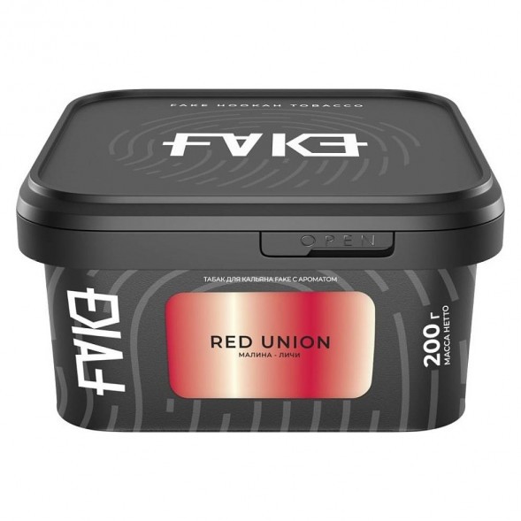Табак FAKE - Red Union (Малина и Личи, 200 грамм) купить в Томске